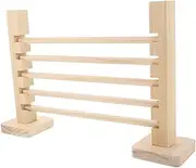 FUTUREORYY Rabbit Fitness Jump Bar Safe Wooden Training for Small Animals Enhance Agility and Activity Levels for Dwarf Rabbits Guinea Pigs and Squirrels Natural and Versatile Play Equipment