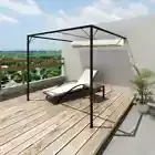 vidaXL Garden Patio Awning Sun Shade Canopy Wall Gazebo BMG
