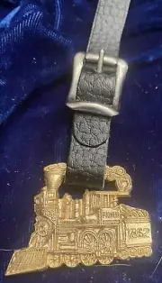 St. Paul & Pacific R. R. # 1862 Pioneer WATCH FOB. NEW Gold In Color.