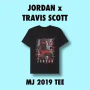 Travis Scott x Jordan MJ2 tee black size Medium
