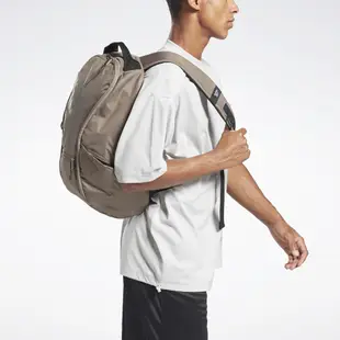 Reebok 後背包 TECH STYLE Backpack 男女款 卡其棕 黑 雙肩包 大容量 休閒 GM5911