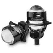 2X LHD MIni Bi LED Projector Lens 3.0'' Headlight 100W 6000K Universal Retrofit