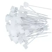 100Pack Zip Ties Write on Ethernet RJ45 RJ12 Wire Power Cable Label Mark Tags B