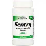 21st Century, Sentry, Adults Multivitamin & Multimineral Supplement, 130 Tablets