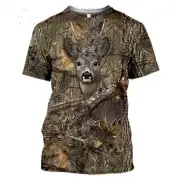 Xhunter Men's Hunting Outdoor 3d Deer Quick Dry T-shirt - Camo #3ddeer