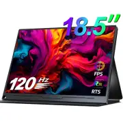 18.5" 120Hz Portable Monitor Gaming Screen 1920x1080 Full HD USB C Monitor