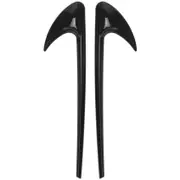 2pcs Car Side Fender Trim for Mercedes Benz E Class W213 C-Class W205 Refit E63S AMG Accessories Black