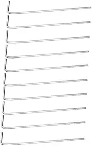 JOINPAYA 32Pcs Shaped Tent Stakes for Camping Durable Iron Ground Pegs with Hook Design for Easy Use and Secure Fixing of Tents and Windy Conditions