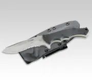 EICKHORN GERMAN POHL ONE G10 TWO HANDED FIXED BLADE KNIFE / PART SERRATED