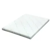 King Size | Cool Gel Memory Foam Mattress Topper w/Bamboo Cover 8cm