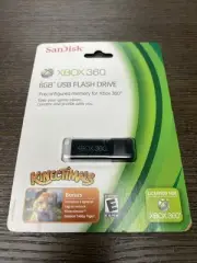 SanDisk USB FLASH DRIVE 8GB For XBOX 360 Brand NEW & Sealed Official