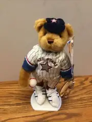 Brass Btton Bear “Ace” 12” Sprts Bear with Stand