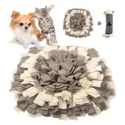 Snuffle Mat for Dogs, Durable Pet Sniff Mat 18'' x 18'' Foldable Dog Food Fee...