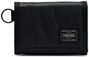 PORTER Yoshida Bag 555-06439 Tri Fold Wallet CAPSULE Black n F/S w/Tracking# NEW