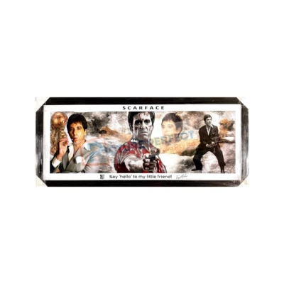 Al Pacino Scarface Panoramic Framed Memorabilia