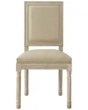 Rustic Manor Set of 2 Olivier Beige Dining Chairs