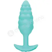 B-Vibe Zoe Ligon Collection Blue Bump Texture Vibrating Anal Plug