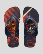 [Havaianas] Havaianas Boy's Kids' Max Herois Flash Flip Flops Shoes in Picket Fence Size 27/28 27/28 Picket Fence