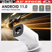 Android 11 Projector with WiFi 6 and Bluetooth Smart Mini Portable Projector New