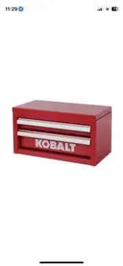 Brand New 25th Anniversary Kobalt Mini Toolbox RED Kobalt Mini Tool Box In Hand!