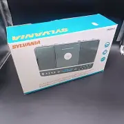 Vtg Sylvania Stereo AM/FM Radio CD Alarm Clock SRCD313 New