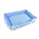 JohoE嚴選 玉石冰雪涼感寵物床-小型S(睡墊/涼墊) 噴水鯨魚(藍)