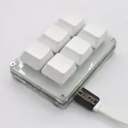 6 Keys DIY Customize USB Programmable Mechanical Keyboard Macro keypad Shortcut