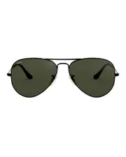 [Ray-Ban] Ray-Ban Women's Aviator Classic Rb3025 Sunglasses in Black One Size Black