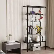 Glass Display Cabinet Steel 4 Tier 160cm