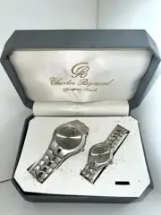 Charles Raymond Quartz "His & Hers" Quartz Water Resistant Watch Set