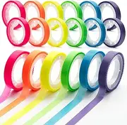 Mr. Pen- Highlighter - 12 Rolls, 0.31 x 16.5 ft Bible Strips, Colorful Transparent Removable For Books, Highlighting, Bible Tape