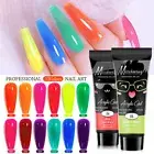 Fluorescent Nail Builder Glue Nail Extension Gel Soak Off UV Long Lasting Solid