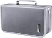 CD/DVD Case Holder, 128 Capacity CD VCD Media Wallet, Storage, Silver