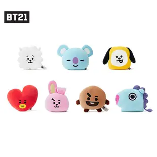 BT21 臉型抱枕卡通可愛車載靠墊頭枕公仔玩偶靠墊LINE FRIENDS