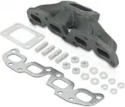 daili Store for 2002-2012 Compatible with Sentra 2.5 QR25DE Cast Iron T3/T4 Turbo Manifold Exhaust Header