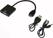 Link lkadat13 HDMI Male to VGA Female Adapter with 3.5 mm Audio and USB Powered