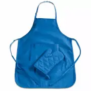 Städter KIDS Little Hobby Baker Set 2-pcs Baking Apron Baking Glove Kids Blue
