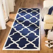 Safavieh Chatham DARK BLUE / IVORY 2'-3" X 9' Runner - CHT735C-29