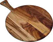 Serving Board round Paddle Serving Board, Brown, 74544