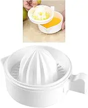 Fdit Fruit Press Juicer Manual Mini Portable Rugged Highly Efficient Lemon Squeezer Suitable for Home Kitchen