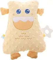 KOCKSHION Doll Sleep Toy Plush Blanket Soothing Device Security Blanket for Newborns