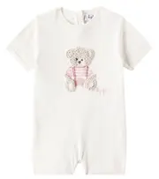 [Il Gufo] Il Gufo Baby printed cotton playsuit M 12 pink
