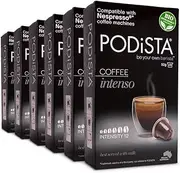 Nespresso Compatible Intenso Coffee Pod Intensity 12/10 Australian Roasted & Packed - 60 Pods (6x10 Pods Pack)