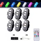 Wireless Remote Control Strobe LED Lights for Car 7Colors Warning Interior Light