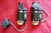 Pocket Torch Lighter Brand Windproof Refillable Blue Flame - New - Black - BoGo2