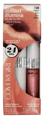 NEW CoverGirl Outlast Illumina 24 Hr All-Day Lipcolor- 700 STARLIT PINK
