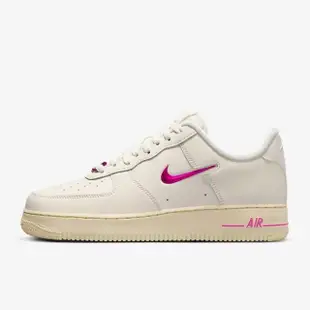 【NIKE 耐吉】休閒鞋 女鞋 男鞋 運動鞋 AF1 WMNS AIR FORCE 1 07 SE 米白桃 FB8251-101(2W5533)