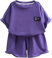 Kid Athletic Clothe Spring Summer And Autumn Loose And Comfortable Baby Home Clothes Suit 2t Girl Clothes