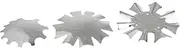 MERRYHAPY Diy Nail Art Model Plate 3pcs Manicure Steel Plate Nail Cutter Template