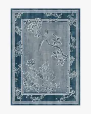 150' x 215' | Machine Washable Runner Rug | Kid & Pet Friendly | Indoor Rug | Draper Blue Rug by Gracie | Ruggable